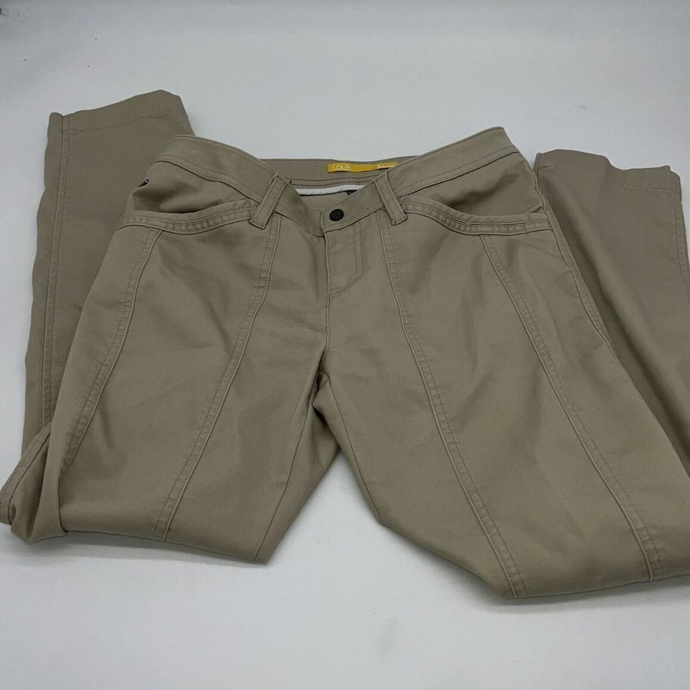 LOLE Beige Straight Leg Stretch Hiking Outdoor Pants Womens Size 2 UPF50
